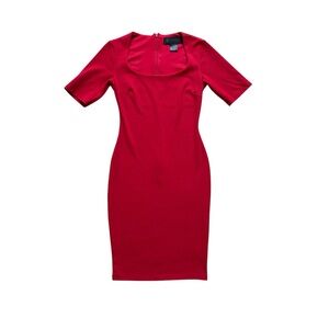 Kardashian Collection Red Bodycon Dress – Size S
